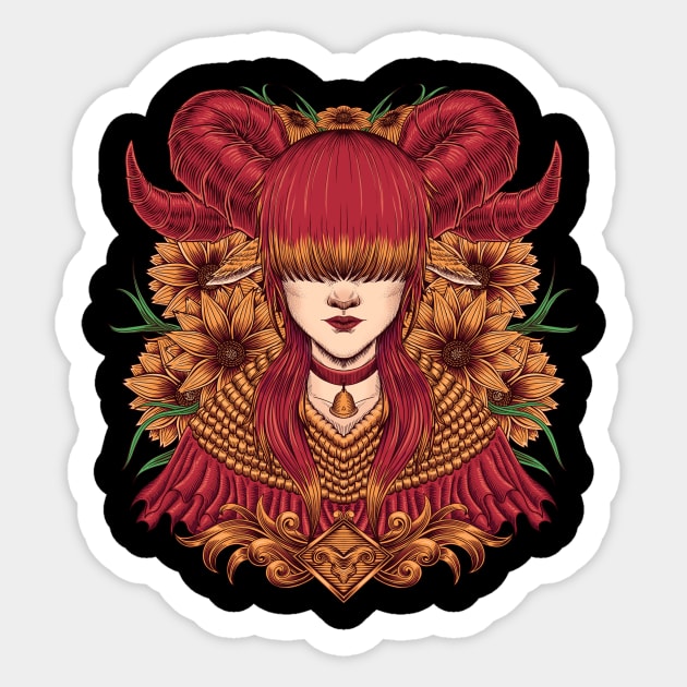 Aries Zodiac Sticker by iqbalML